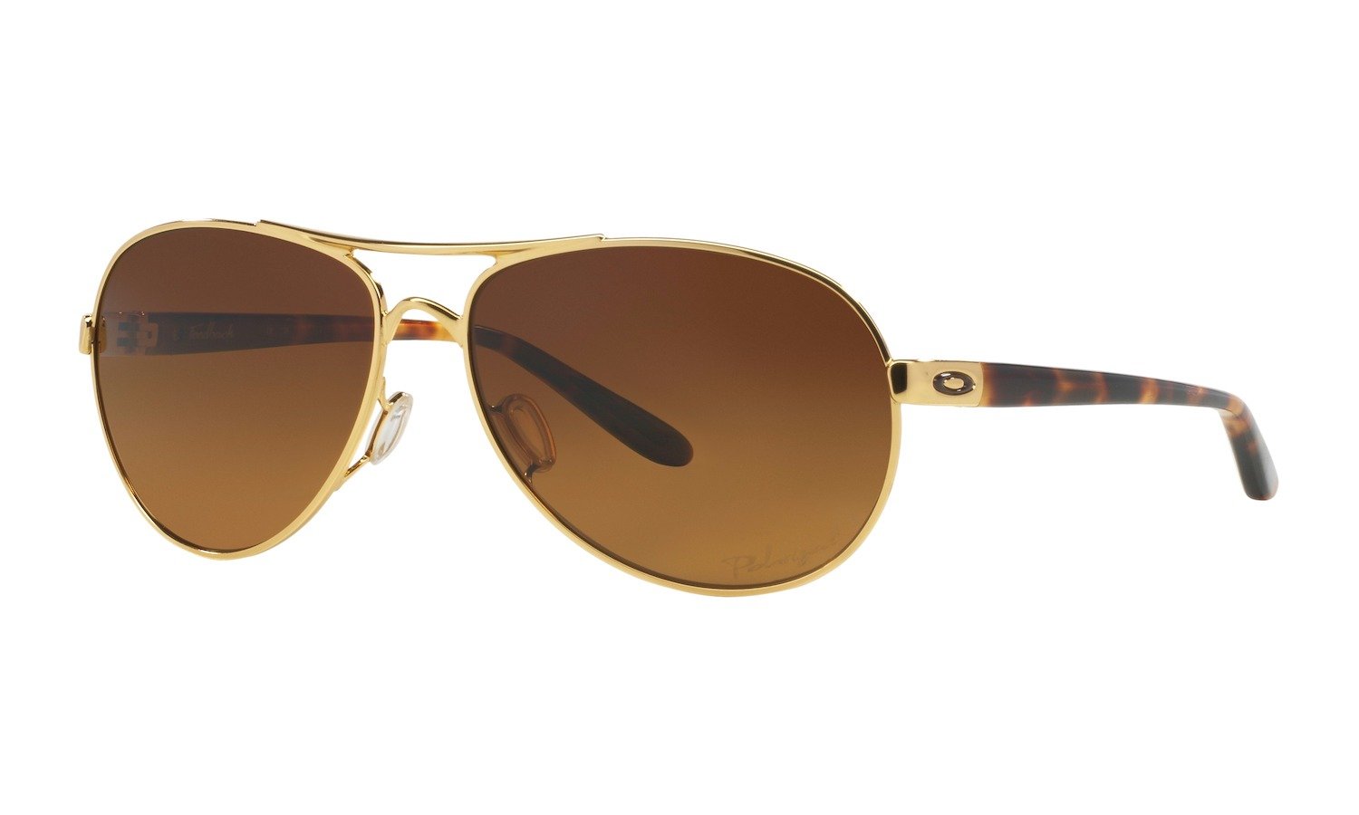 Feedback Prizm Sapphire Polarized Lenses, Polished Chrome Frame Sunglasses